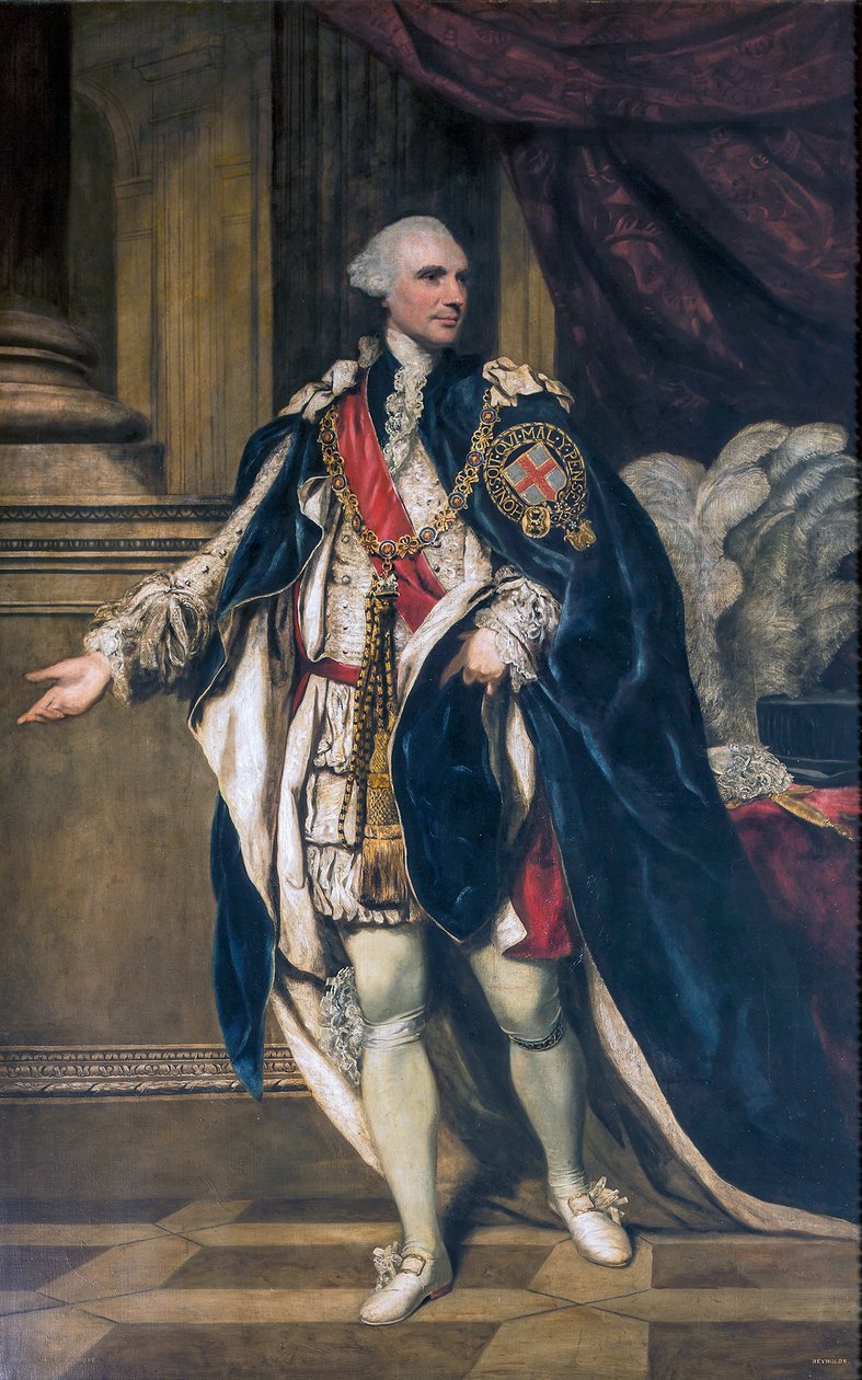 Portræt af John Stuart, 3. jarl af Bute (1713-1792) af Joshua Reynolds