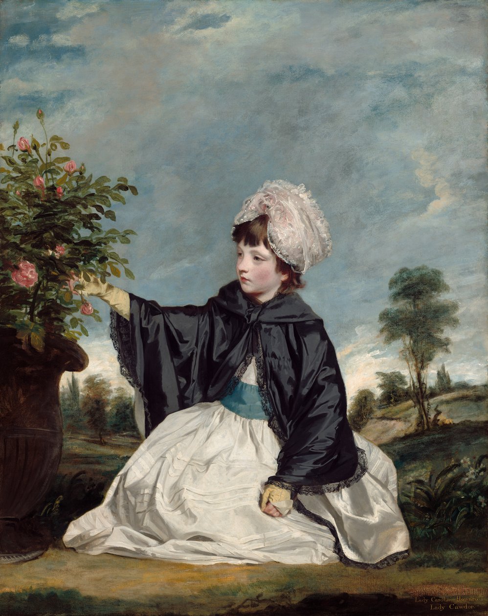 Portræt af Lady Caroline Howard af Joshua Reynolds