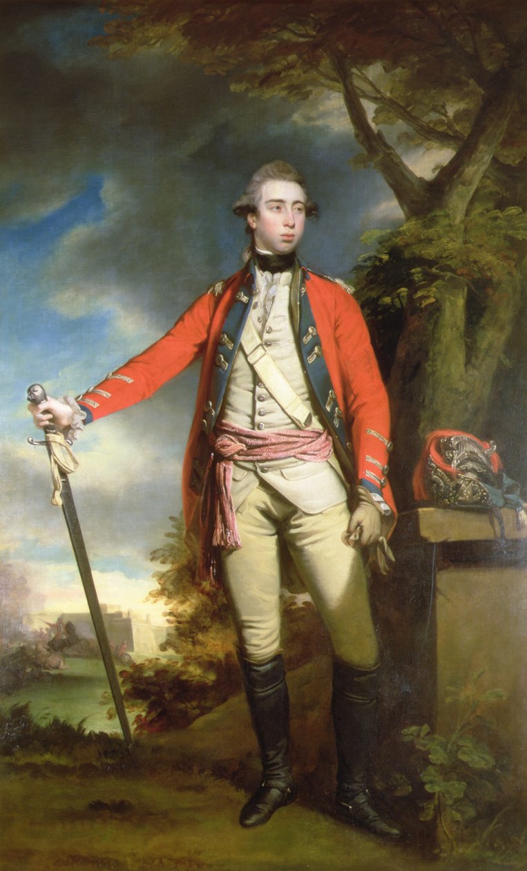 Portræt af Lord de Ferrars (olie på lærred) af Joshua Reynolds
