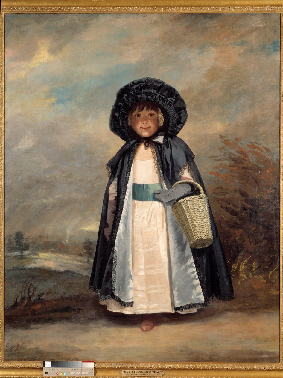 Portræt af frøken Frances Crewe Portræt af Frances Anne (Greville), Lady Crewe (død 1818) og hustru til John Crewe. maleri af Joshua Reynolds (1723-1792) af Joshua Reynolds