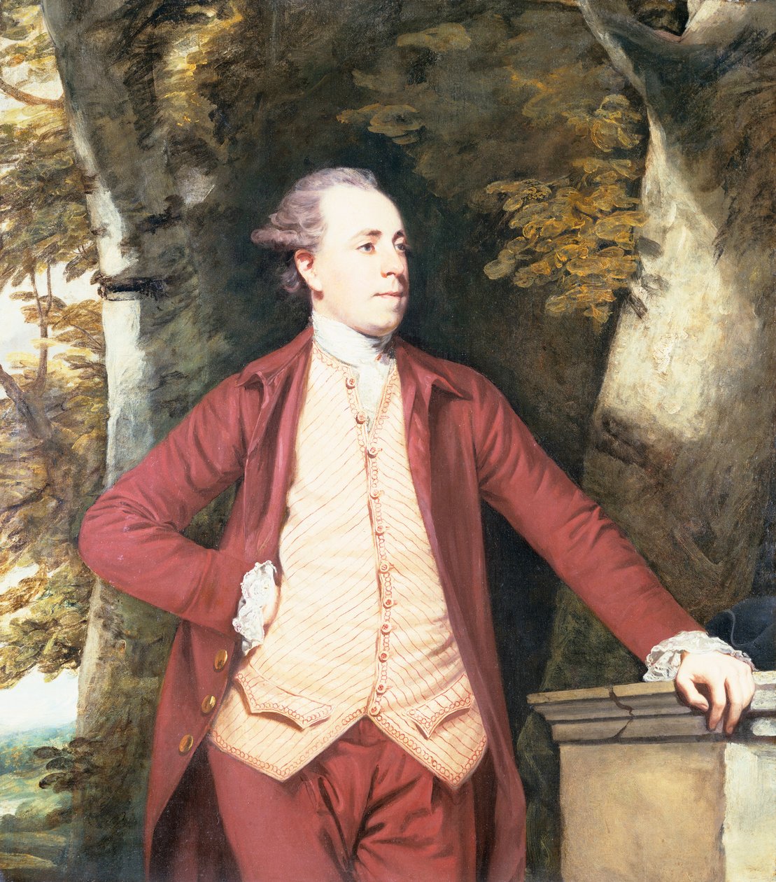Portræt af Richard Crofts fra West Harling, Norfolk af Joshua Reynolds