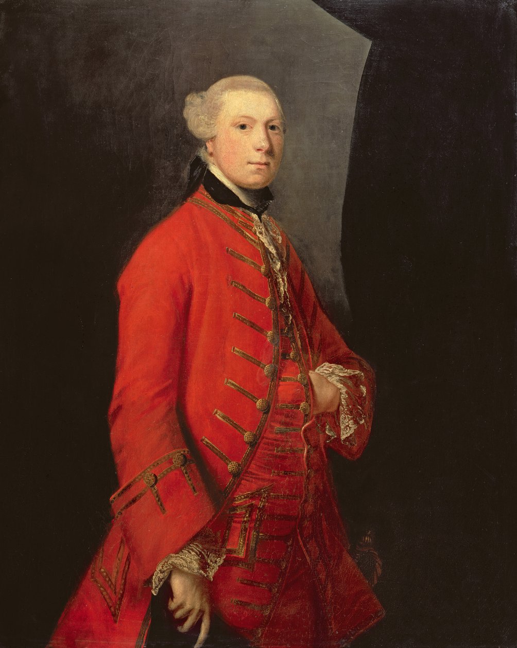 Portræt af Robert Shaftoe, Kaled "Bonnie Bobby Shaftoe" af Joshua Reynolds