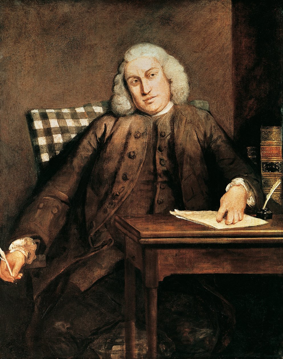 Portræt af Samuel Johnson (Lichfield af Joshua Reynolds