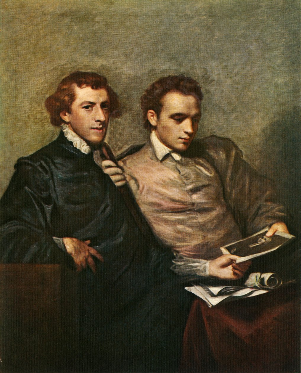 Portræt af to herrer, c1778, c1912 af Joshua Reynolds
