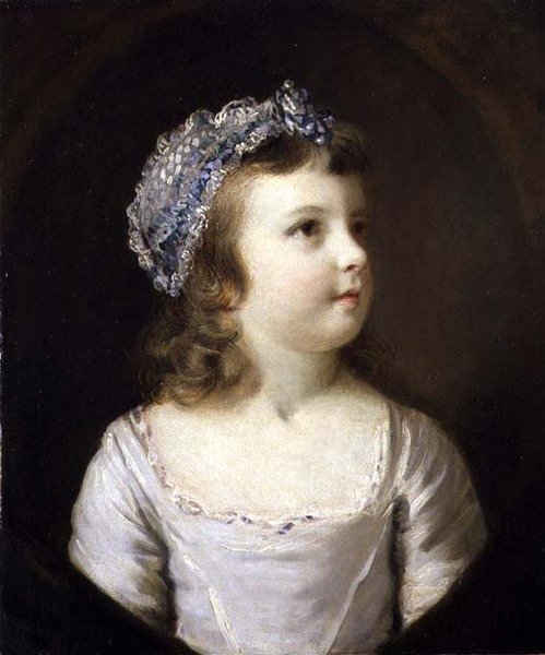 Portræt af en pige af Joshua Reynolds
