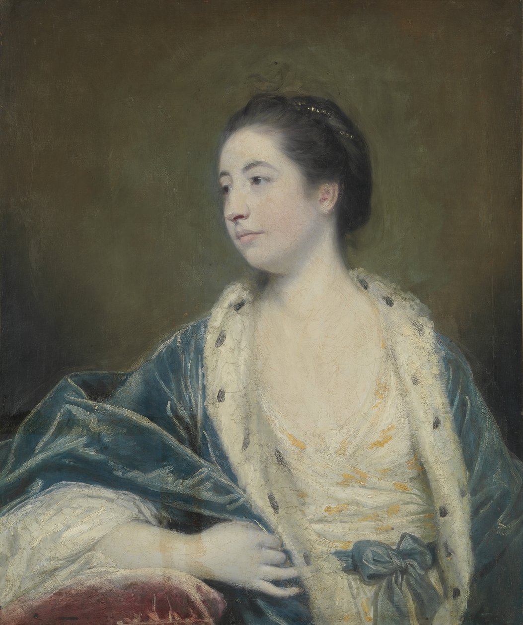 Portræt af en kvinde. af Joshua Reynolds
