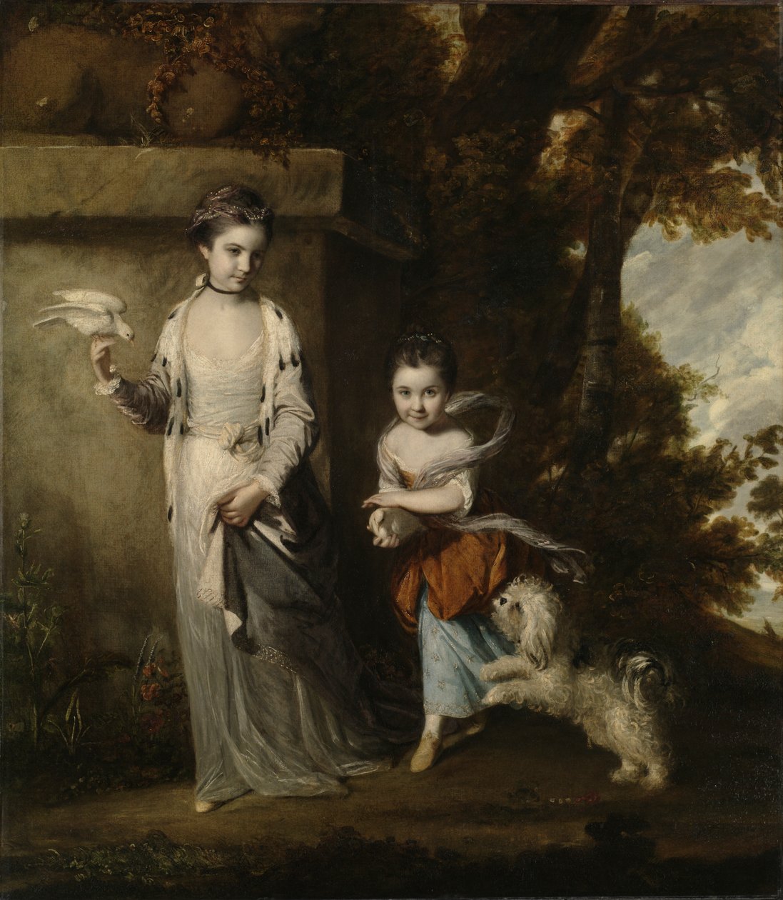 Portræt af damerne Amabel og Mary Jemima Yorke af Joshua Reynolds