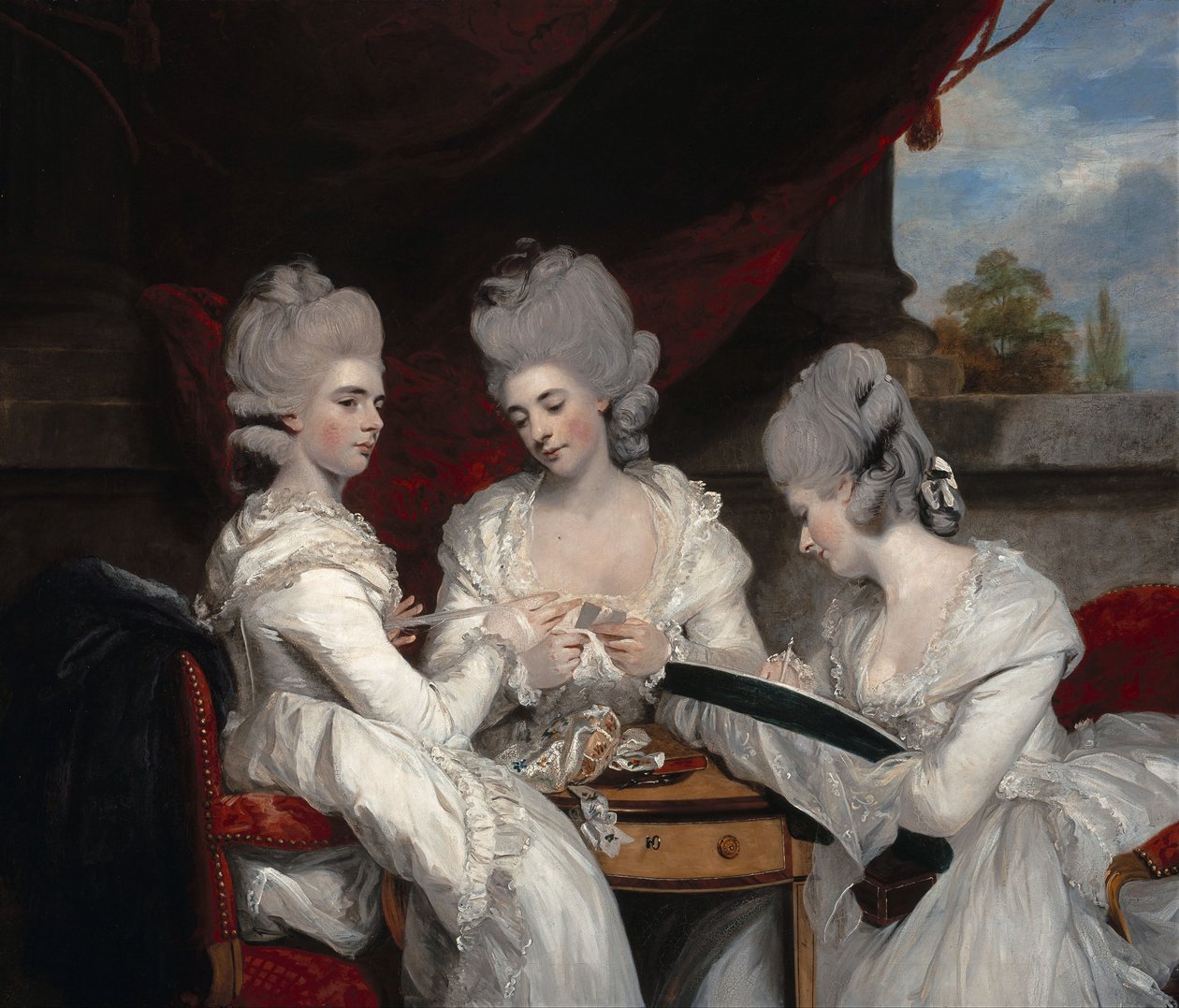 Damerne fra Waldegrave af Joshua Reynolds