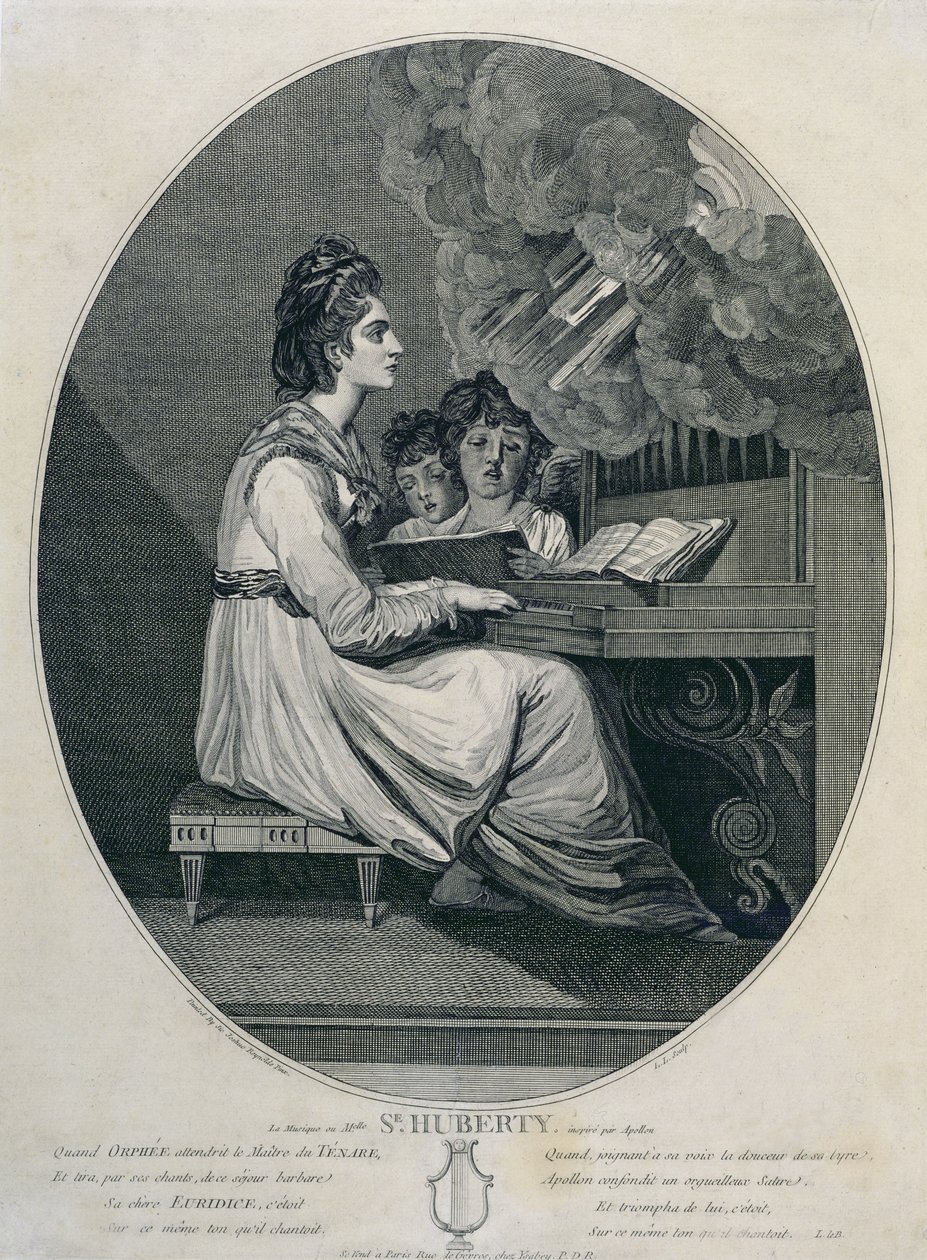 Mademoiselle S. Hubertys musik Inspireret af Apollo af Joshua Reynolds