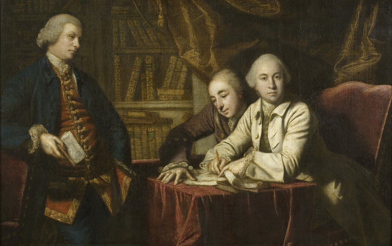 The Out of Town Party, c.1759dani af Joshua Reynolds