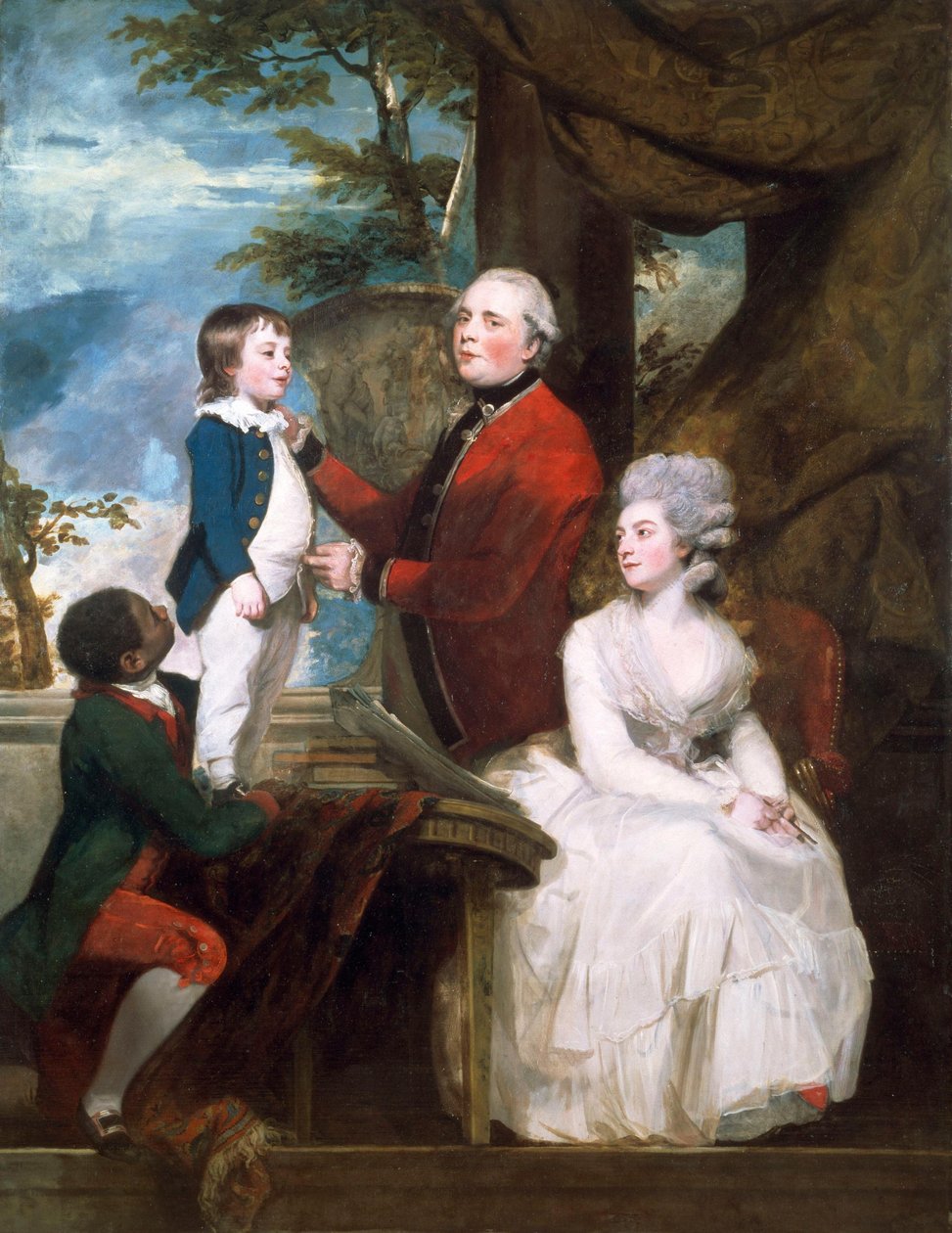 Familien Temple af Joshua Reynolds