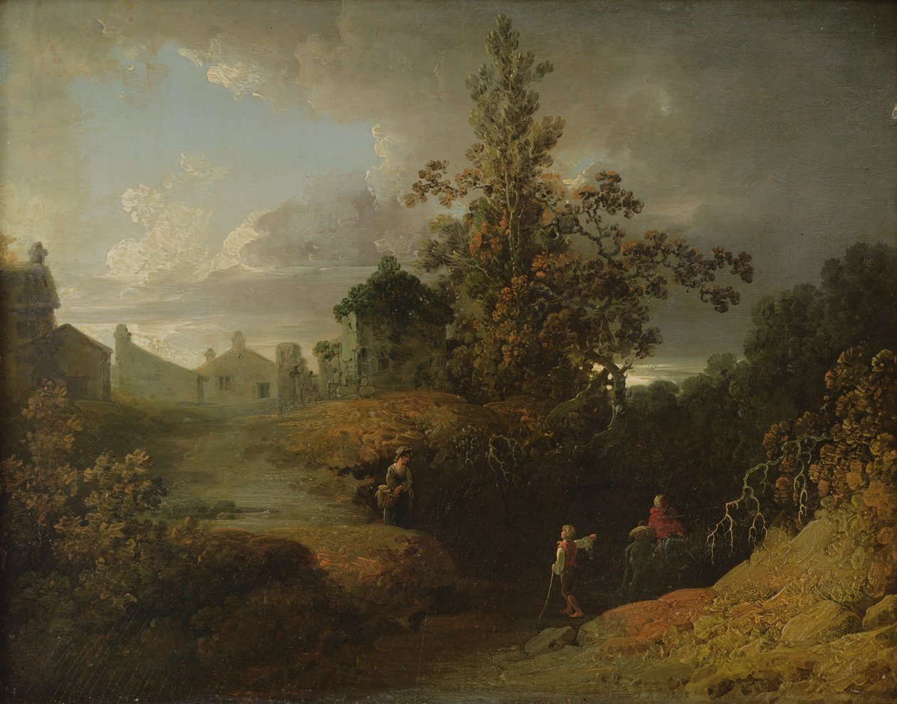 Ny Mølle, 1809 af Joshua H. Shaw