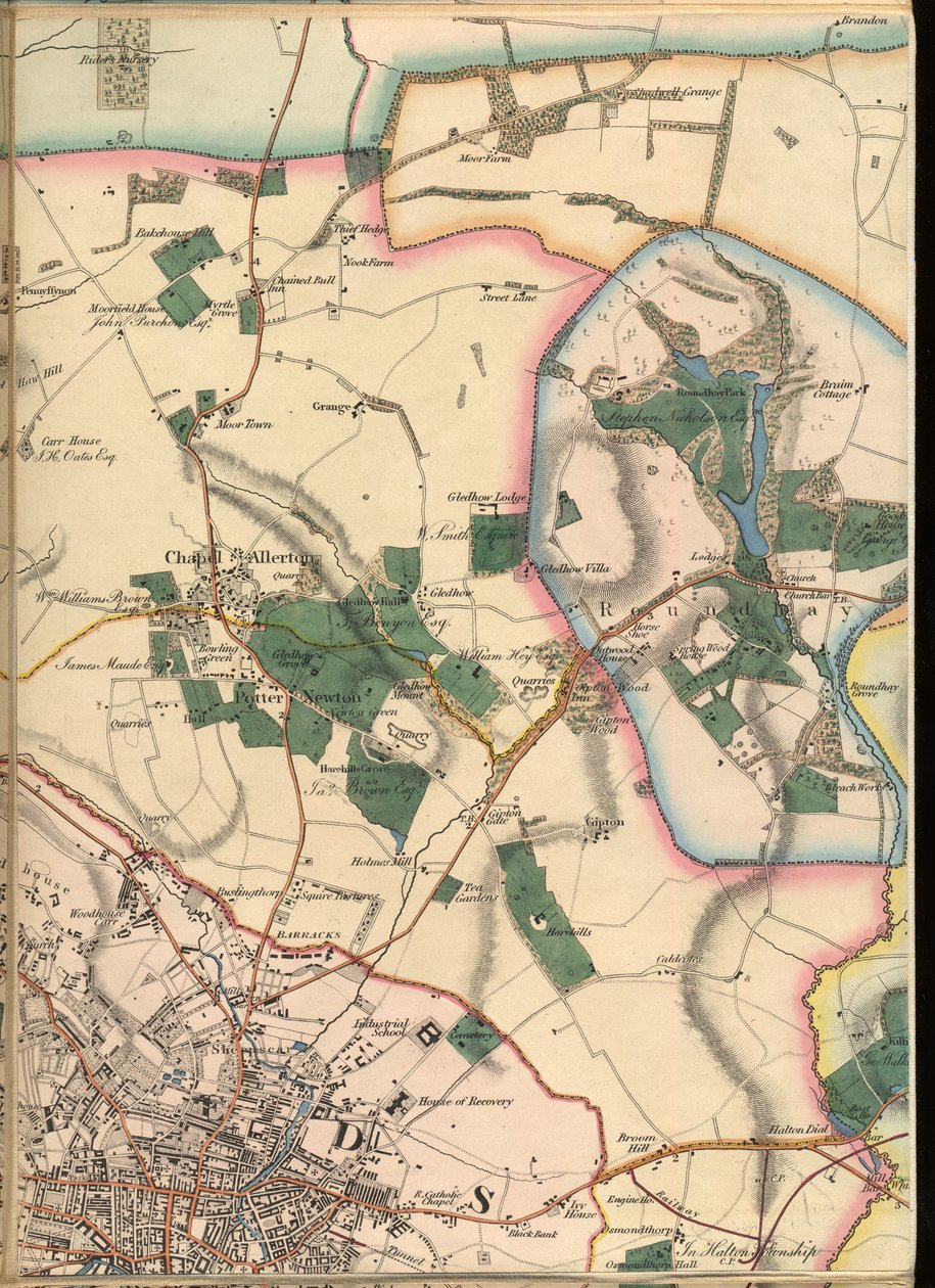 B4, Chapel Allerton, Gledhow, Harehills, Sheepscar og det centrale Leeds af Joshua Thorp