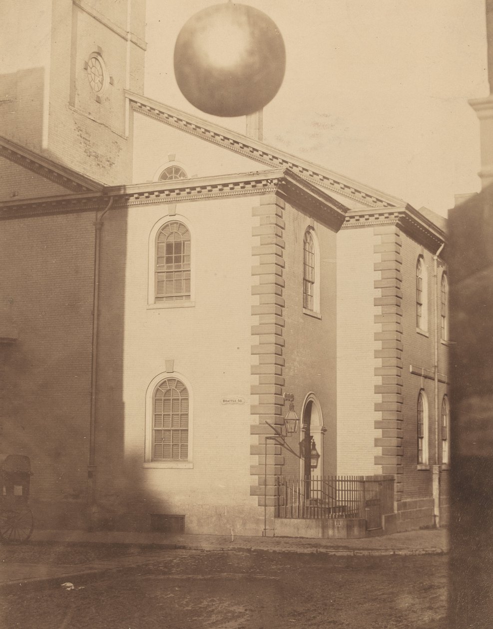 Brattle Square kirke af Josiah Johnson Hawes