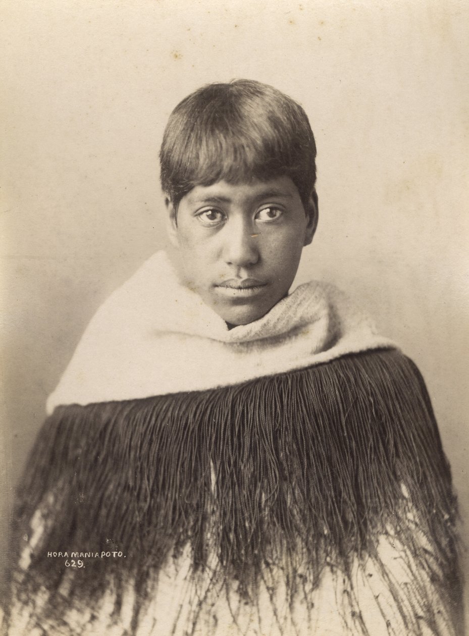 Hora Maniapoto, ca. 1890 (albumtryk) af Josiah Martin