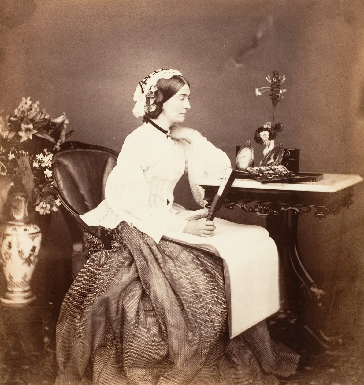 Grevinden Canning, Calcutta, 1861. af Josiah Rowe
