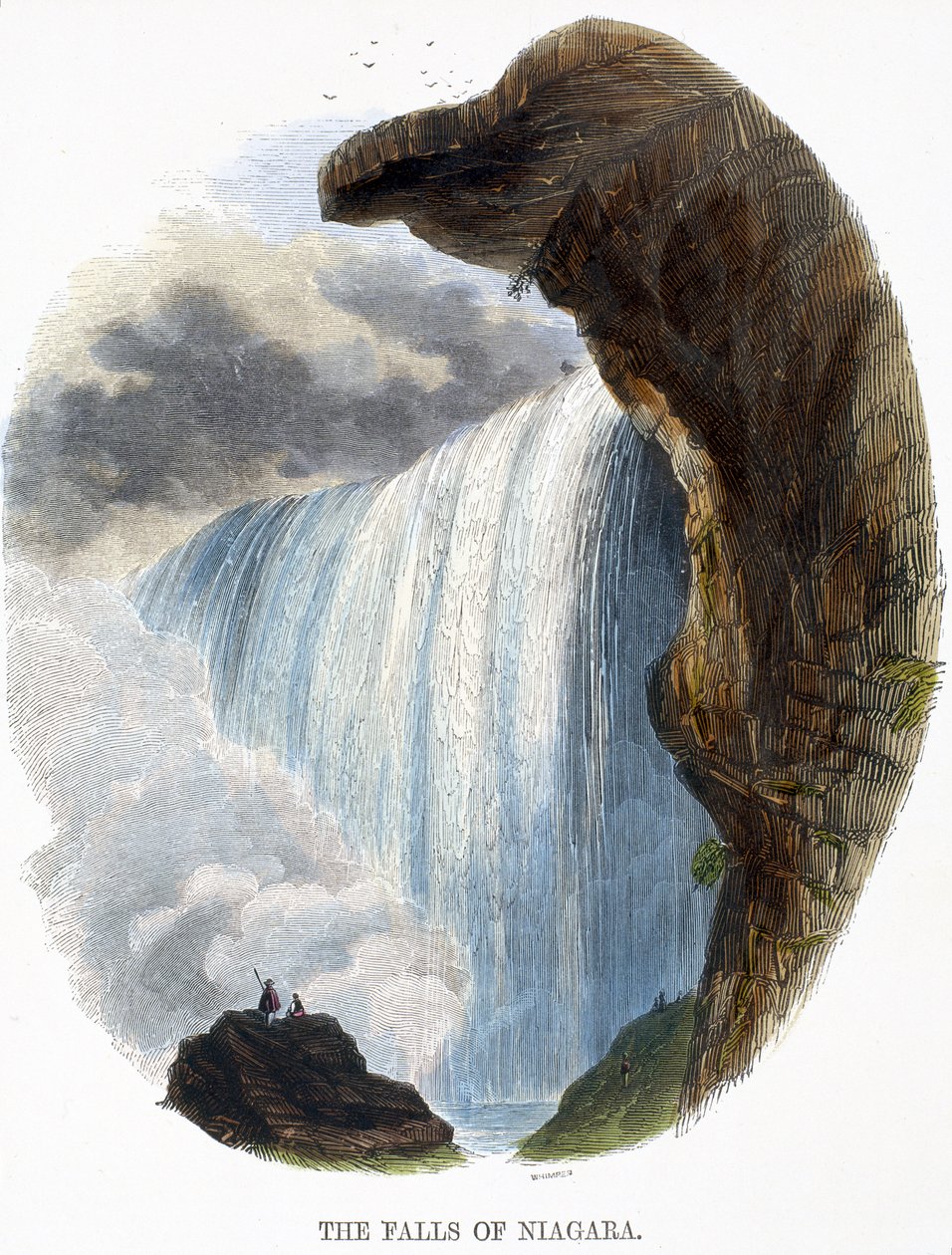 The Falls of Niagara, fra Phenomena of Nature, 1849 af Josiah Wood Whymper