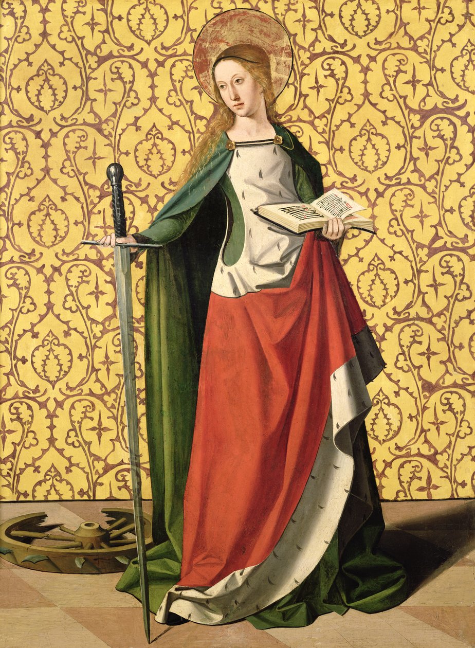 Den hellige Katarina af Alexandria af Josse Lieferinxe