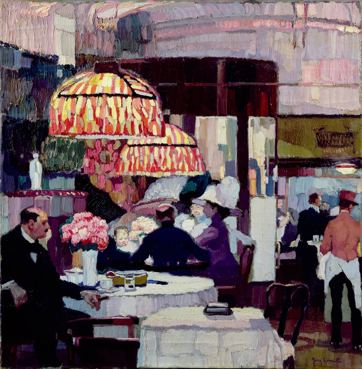 Cafescene af Josse Goossens