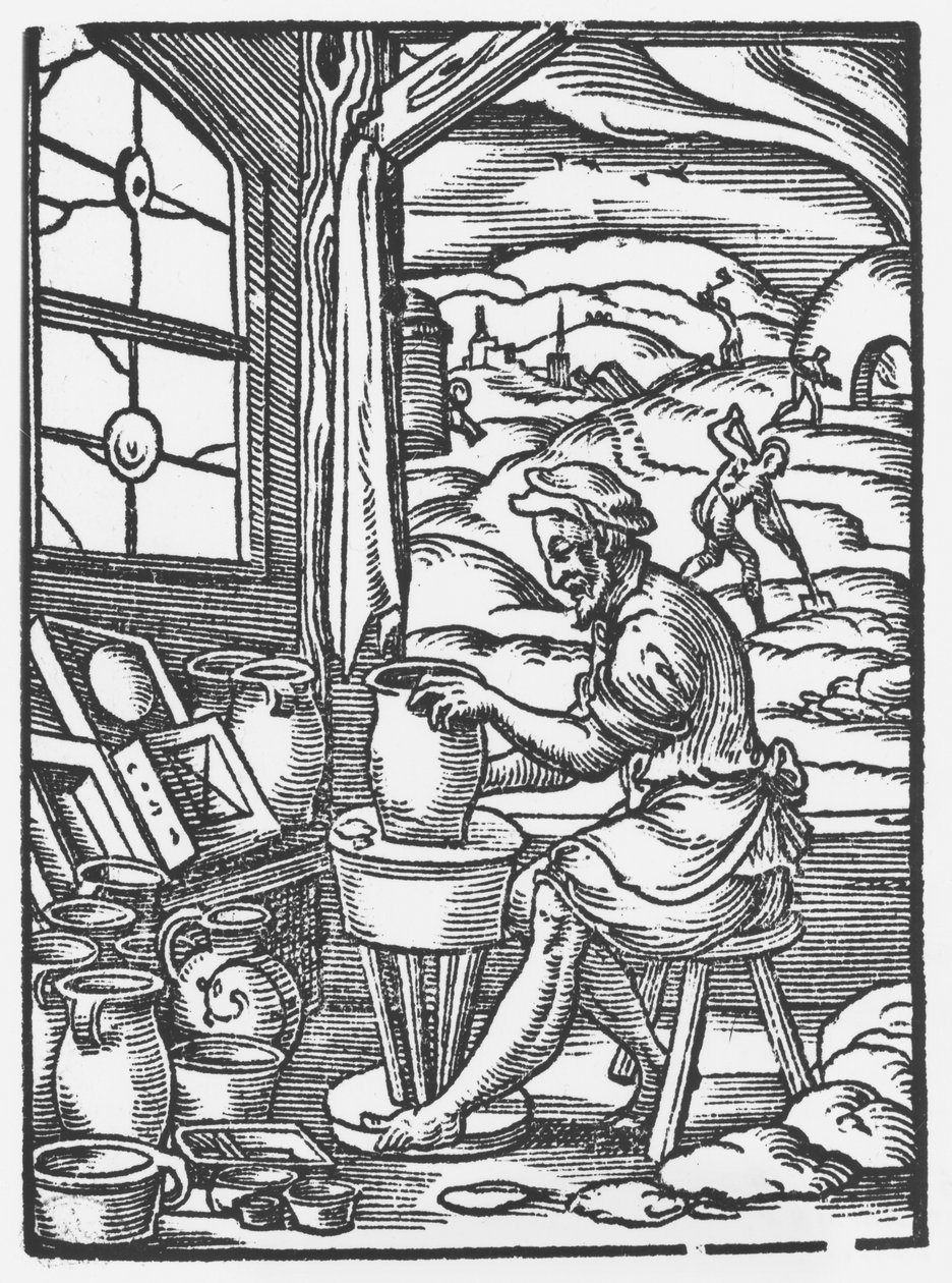 Keramikeren, 1574 af Jost Amman