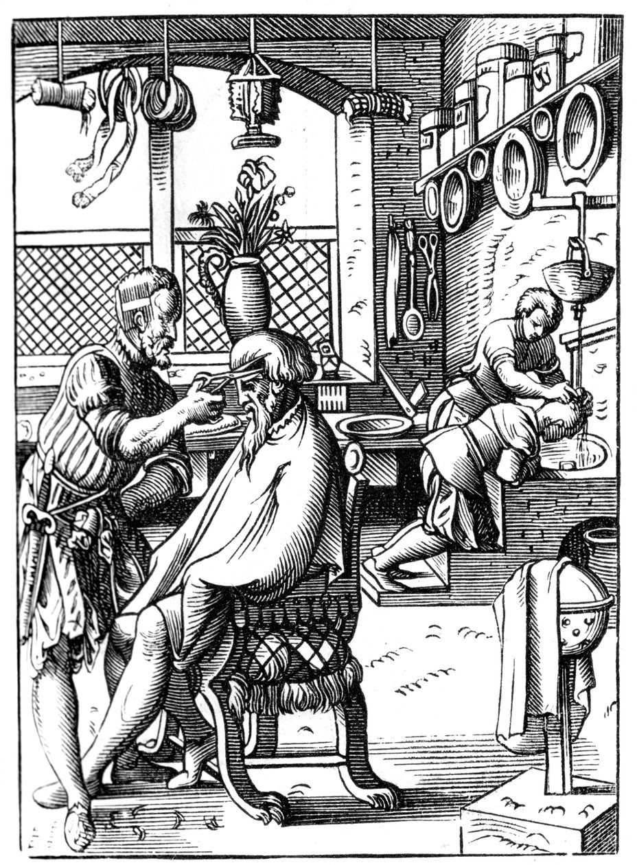 Barber, 1500-tallet 1849. af Jost Amman