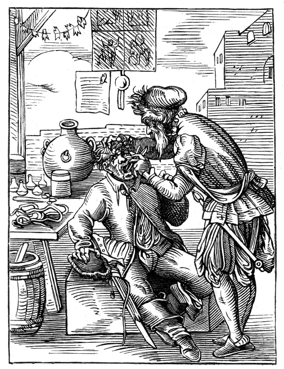 Tandlæge, 1500-tallet 1849. af Jost Amman