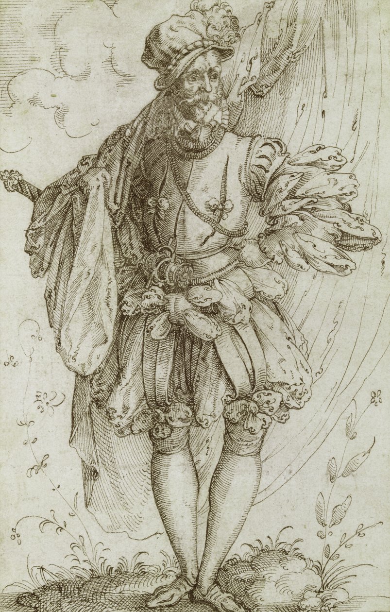 Ensign Carrying a Flag, 1560