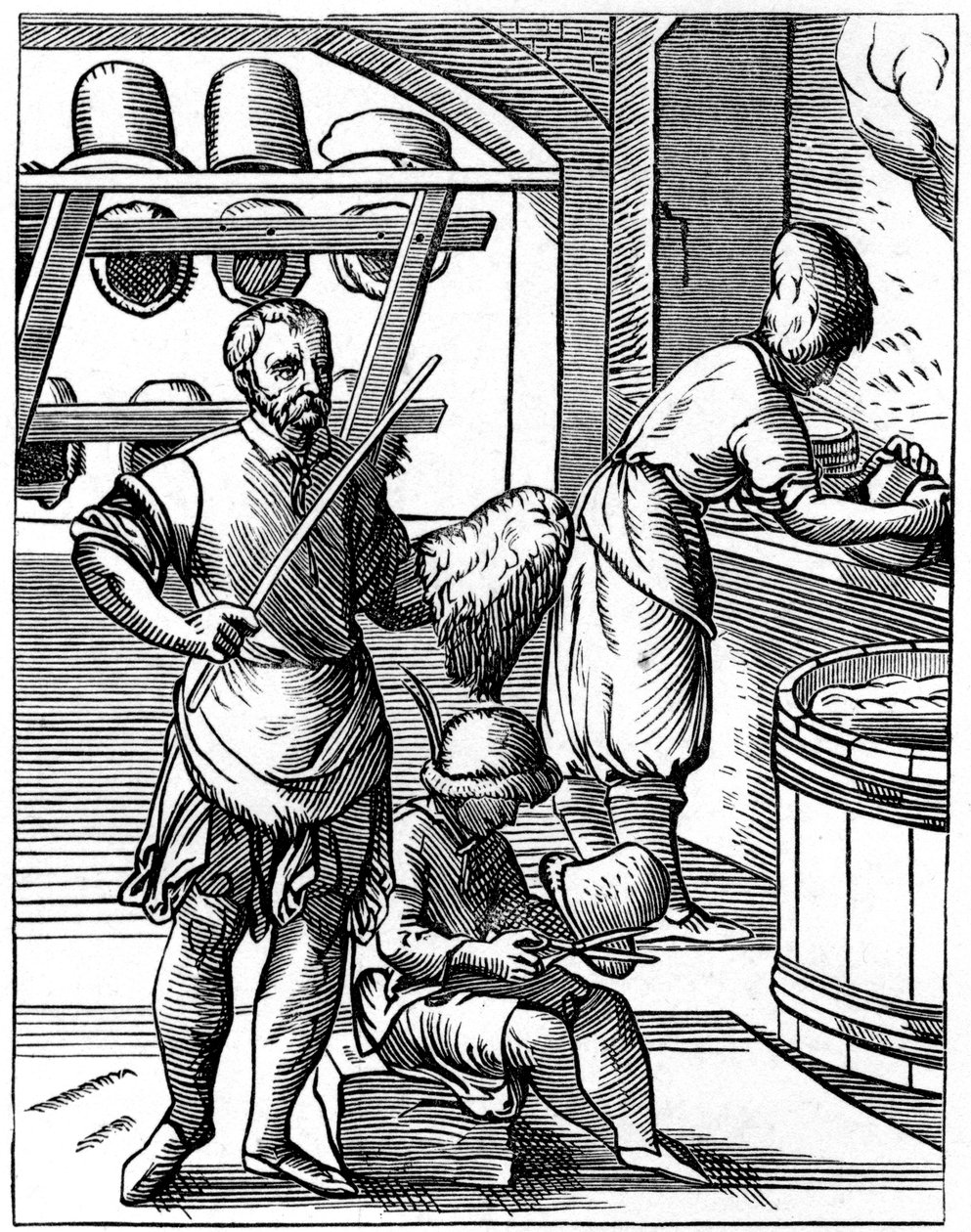Hattemager, 1500-tallet 1849. af Jost Amman