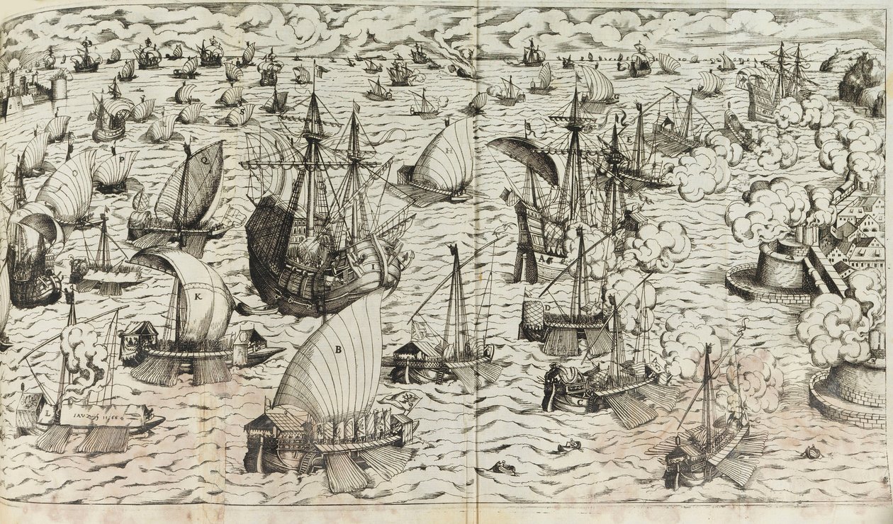Illustration fra krigsbogen af ​​Leonhard Fronsperger, 1571. af Jost Amman