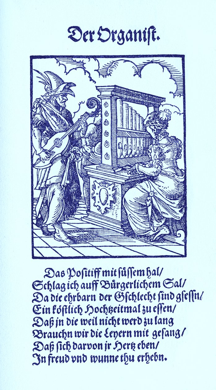 Organist af Jost Amman