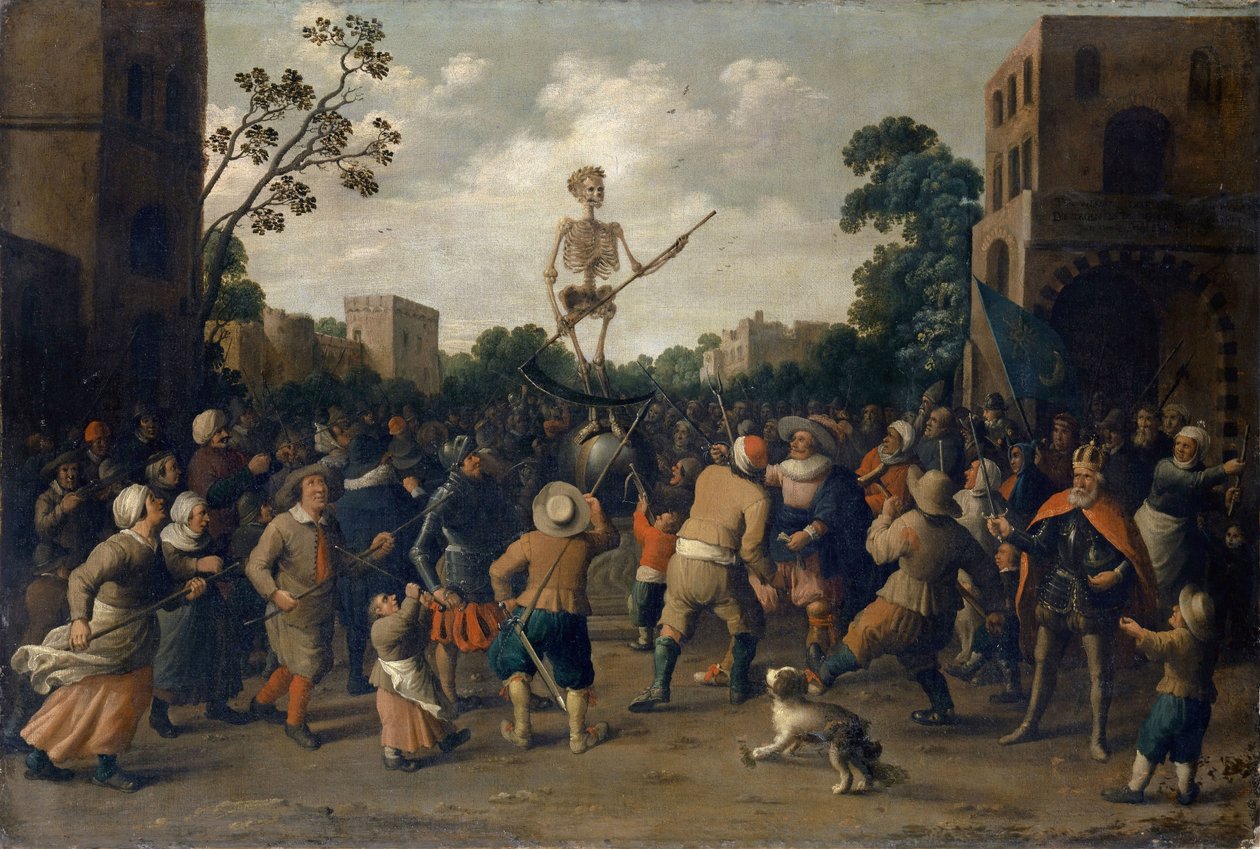 Kampen mod døden, 1625. af Jost Cornelisz Droochsloot