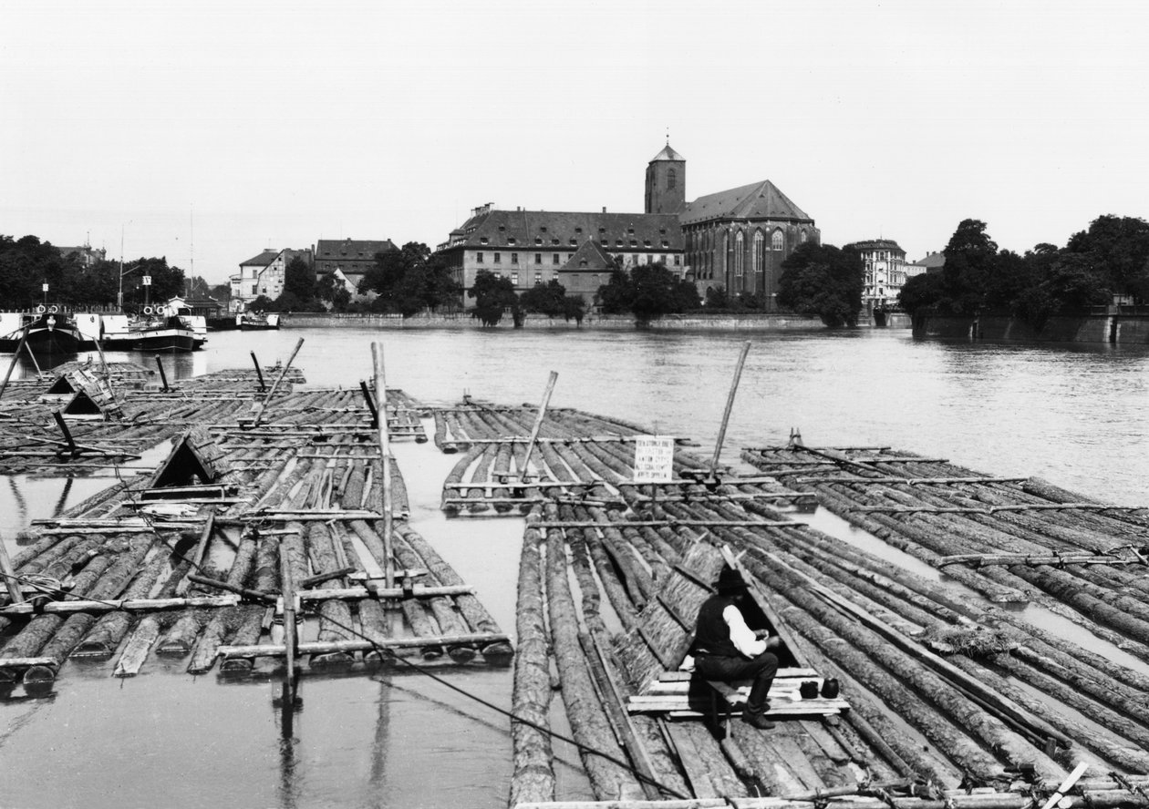 Oderen ved Breslau (nutidens Wroclaw) Polen, ca. 1910 af Jousset