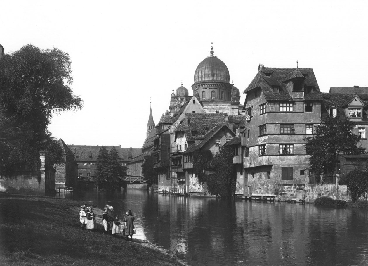Synagogen i Nürnberg, ca. 1910 af Jousset