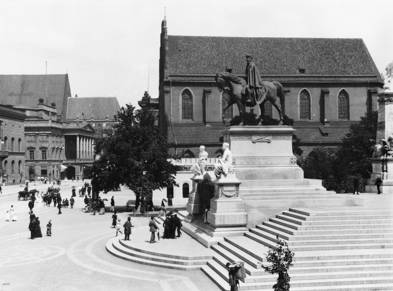 Udsigt over Schweidnitz, Breslau (nutidens Wroclaw) Polen, ca. 1910 af Jousset