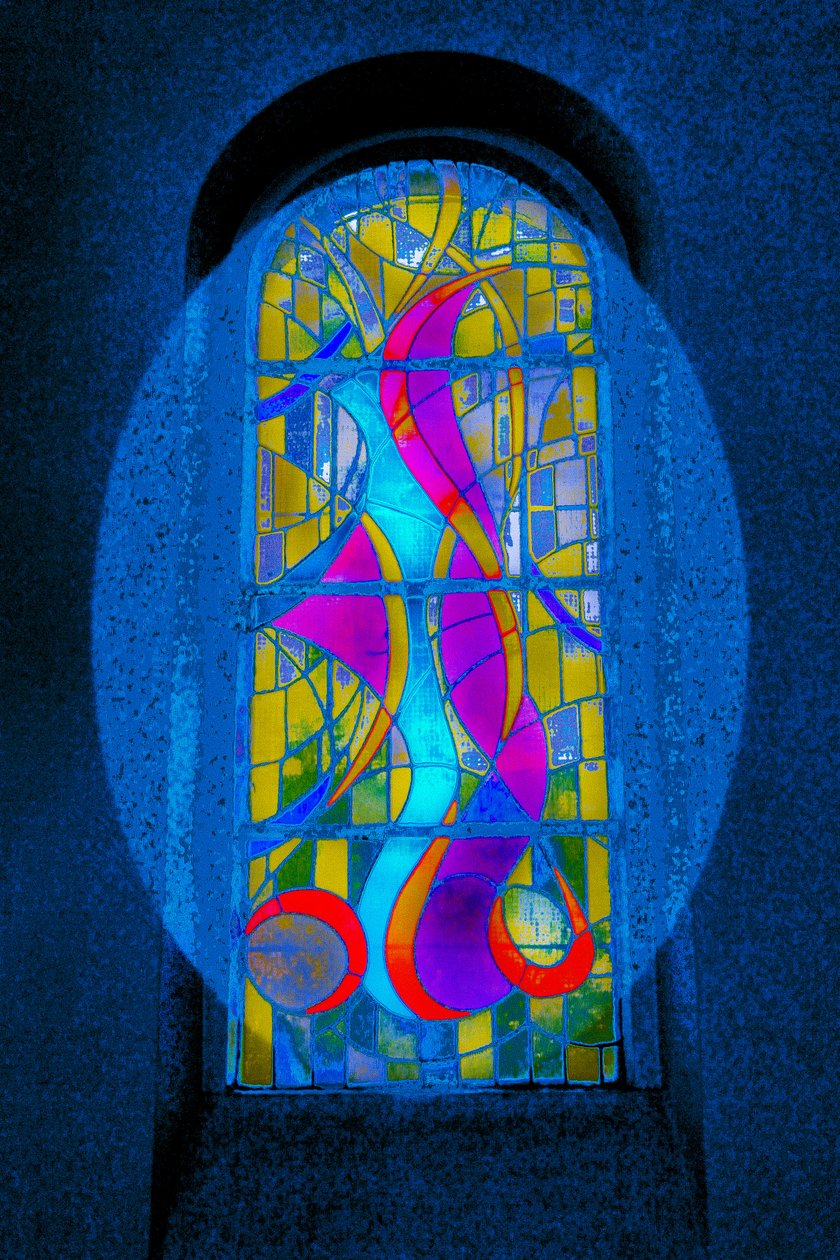 Blue Swirls, fra serien Eglise St Pierre d
