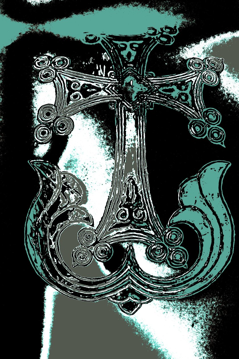 Ornamental Cross, fra serien Church of the Holy Sepulchre, 2015 (fotografi) af Joy Lions