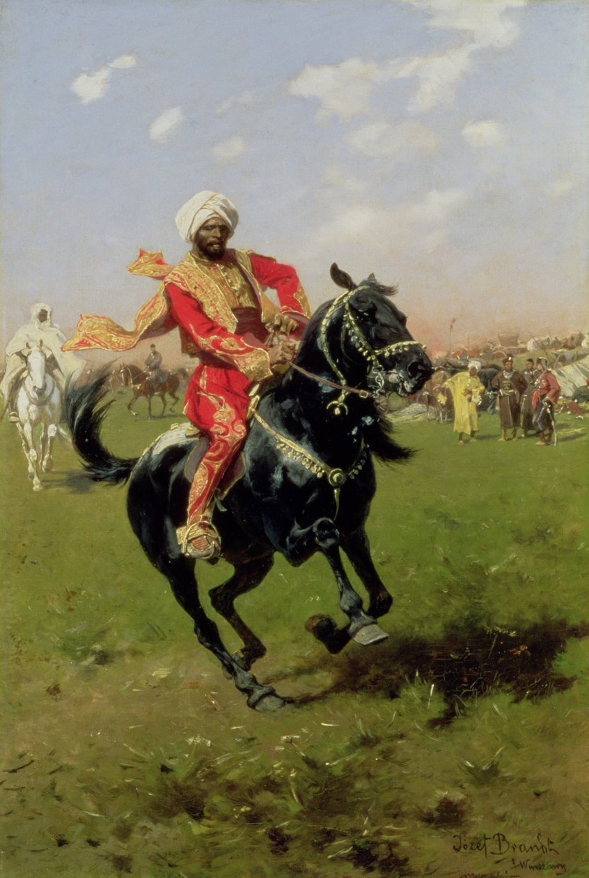 Test af monteringen, ca. 1900 af Jozef Brandt