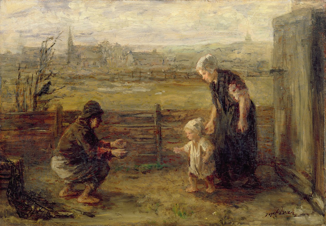 Første skridt af Jozef Israëls