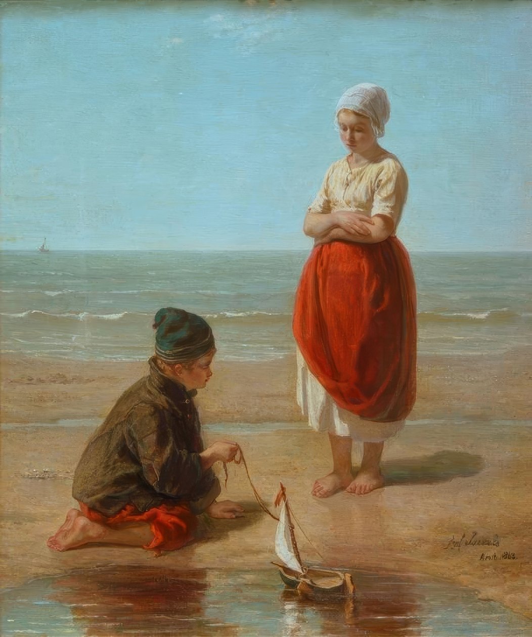 Fiskernes Børn / Havets Børn af Jozef Israëls