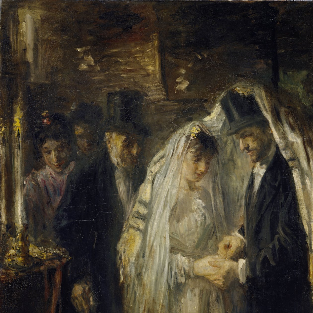 jødisk bryllup af Jozef Israëls