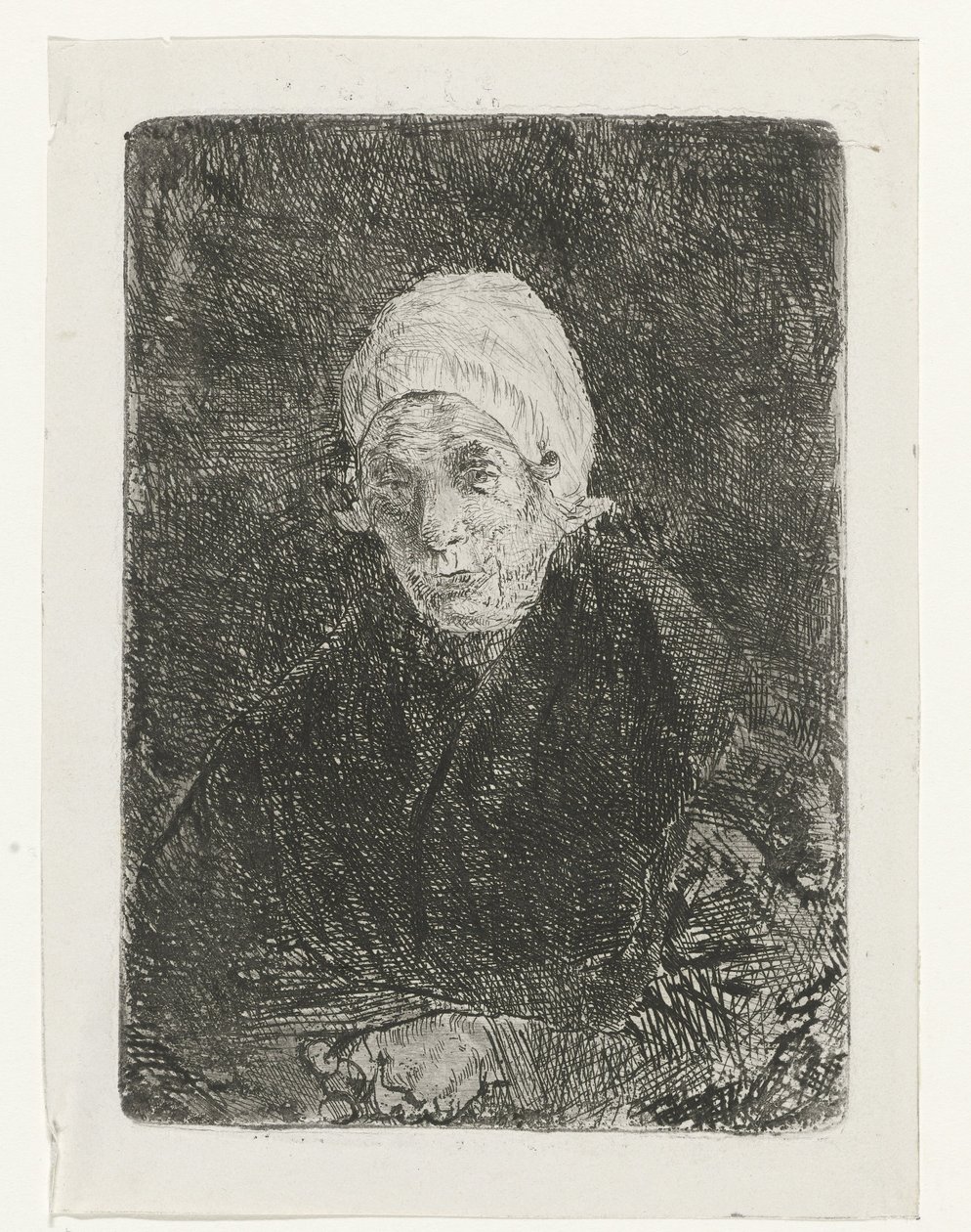 gamle dame Katwijk af Jozef Israëls
