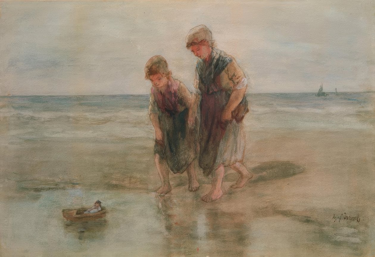 Sejler båden af Jozef Israëls