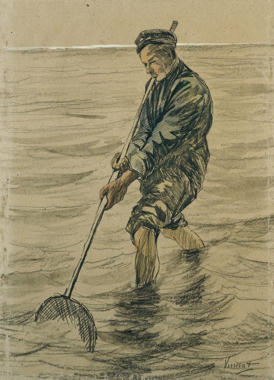 Skallefisker, 1863-90 af Jozef Israëls