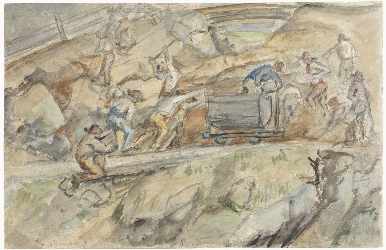 Stenbrud ved Pontresina af Jozef Israëls
