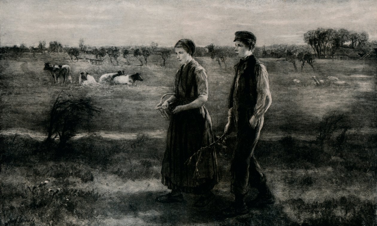 Den generte elsker, c1890, 1912 af Jozef Israëls