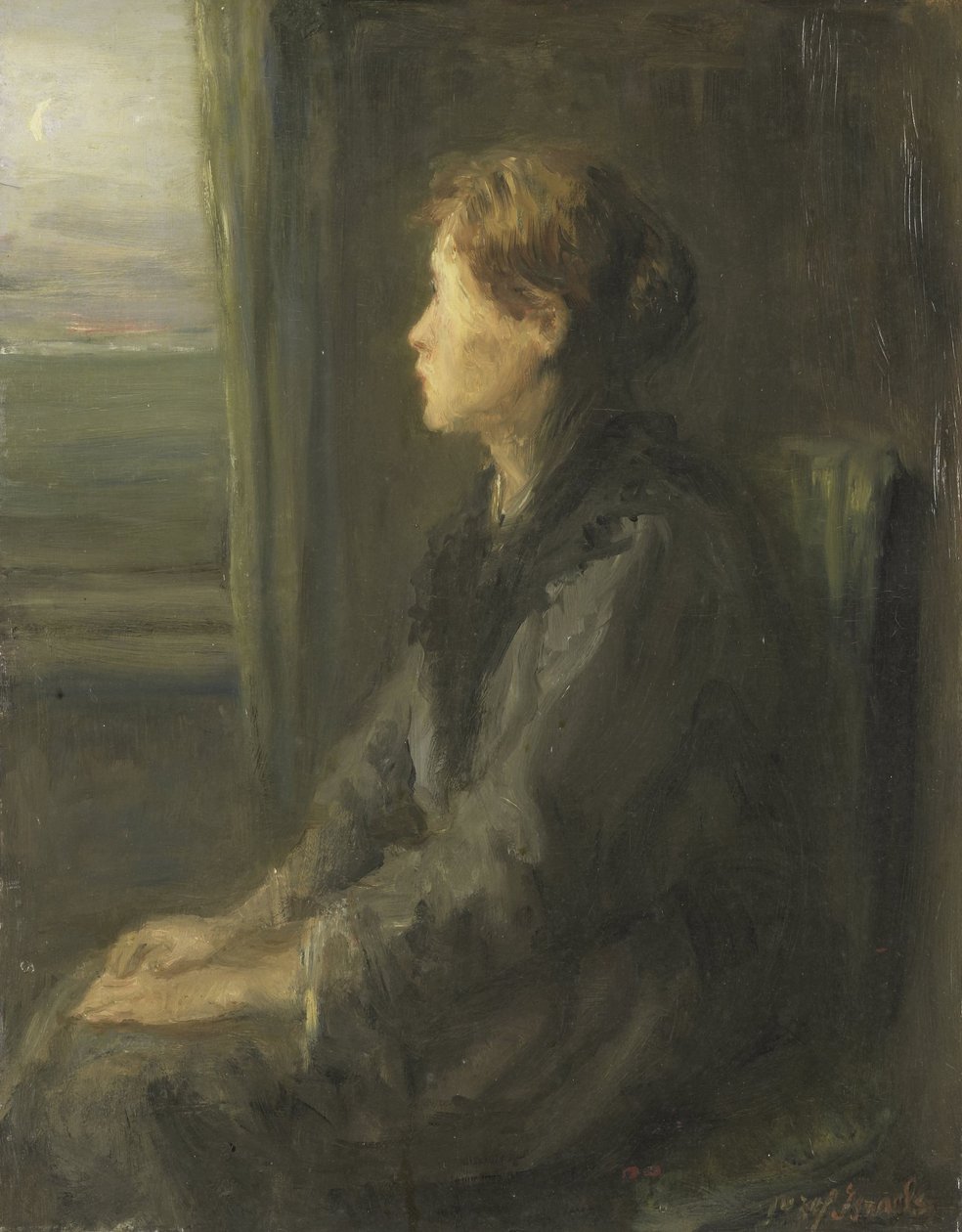 Kvinde ved et vindue af Jozef Israëls