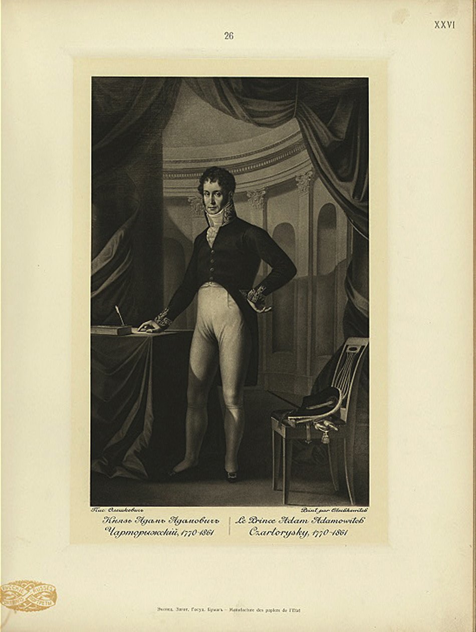 Prins Adam Jerzy Czartoryski 1770-1861 af Jozef Oleszkiewicz