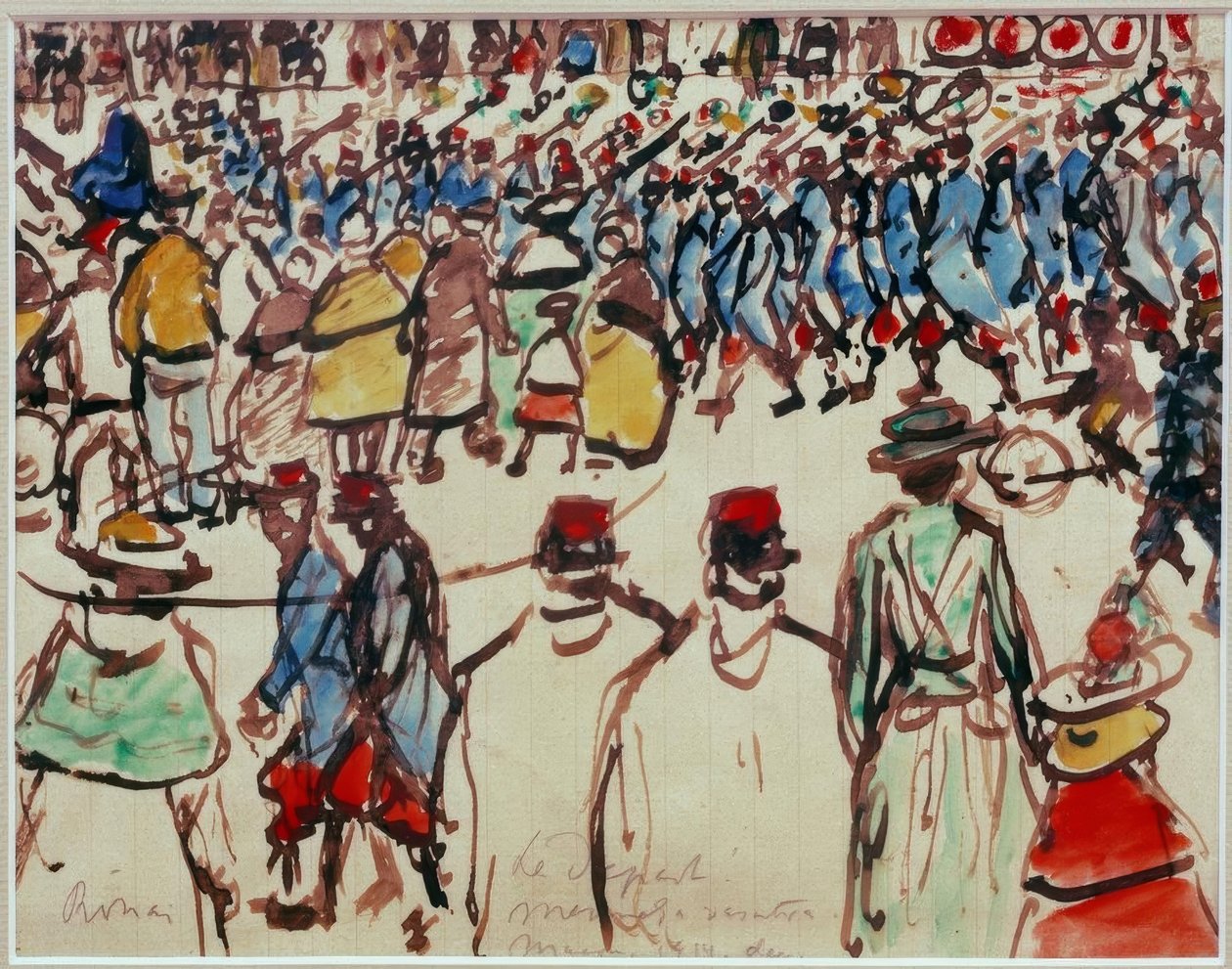 Le Départ. Du går til toget af József Rippl Rónai