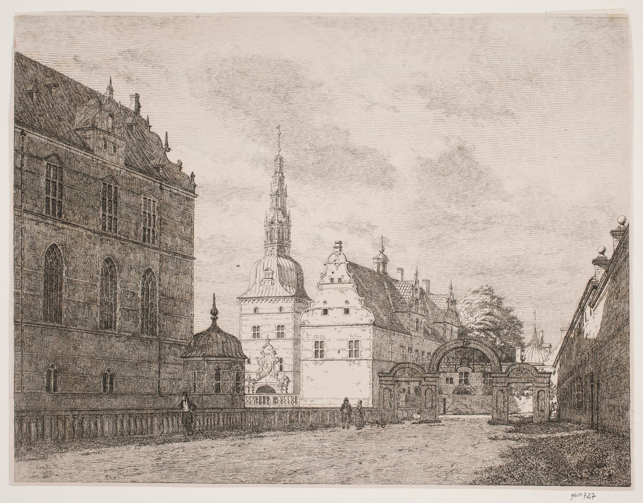 Karusselgården ved Frederiksborg af Jørgen Roed