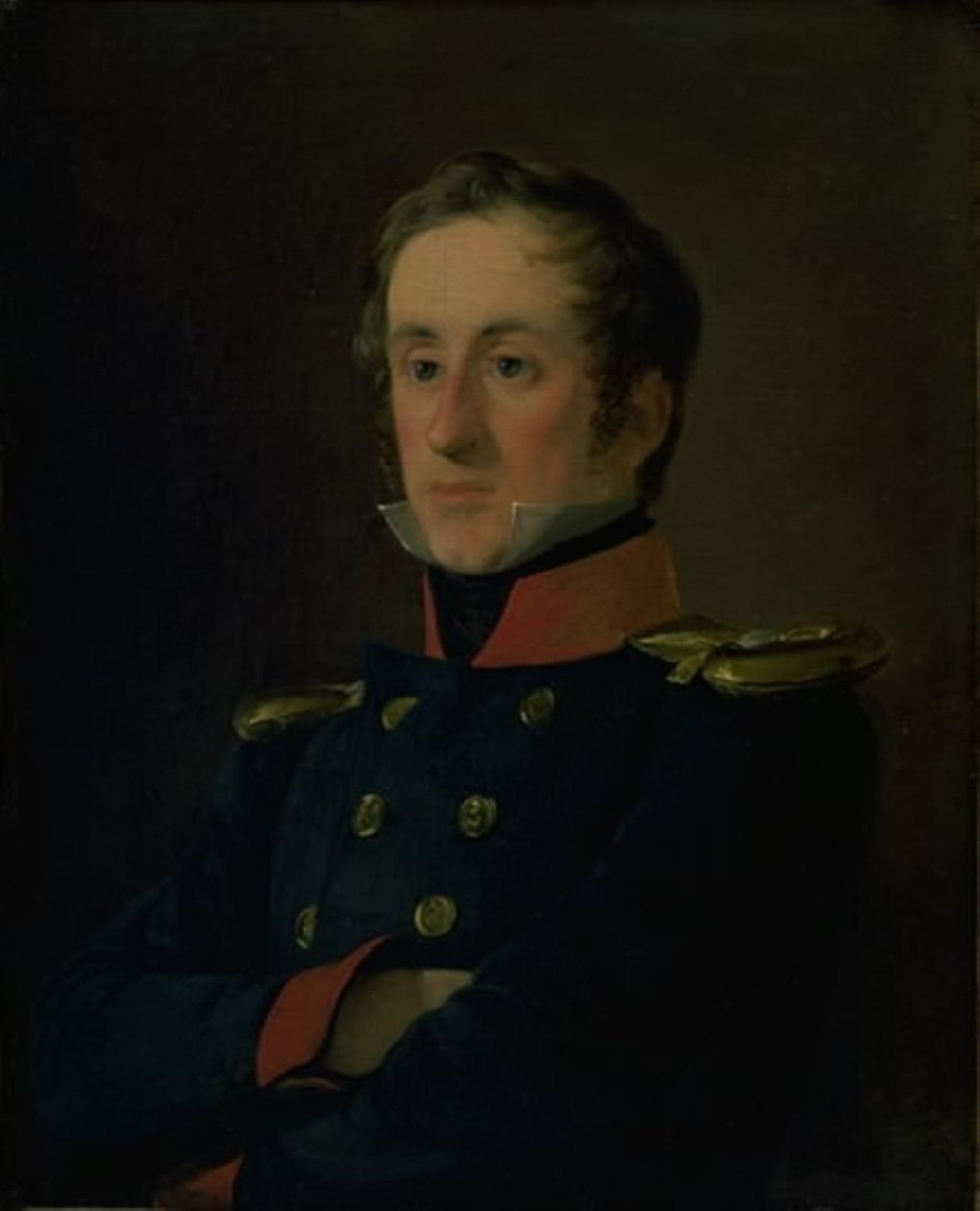 Marinemaleren Emil Wilhelm Normann i sin Uniform som Søofficer af Jørgen Roed